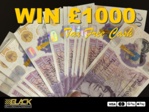 WIN £1000 TAX FREE CASH FOR JUST £1.00