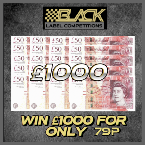 WIN £1000 TAX FREE CASH FOR JUST 79p
